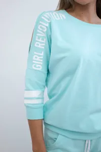 Legínovo Súprava Girl Revolution béžová Farba: Mätová, Veľkosť: UNI
