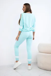 Legínovo Súprava Girl Revolution béžová Farba: Mätová, Veľkosť: UNI