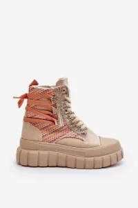 Boto Suene vysoké tenisky, beige eleamia