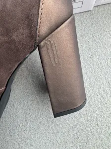 Semišové Topánky Na Podpätku Hnedé Laura Messi 2702