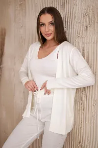 3-piece set of sweaters ecru