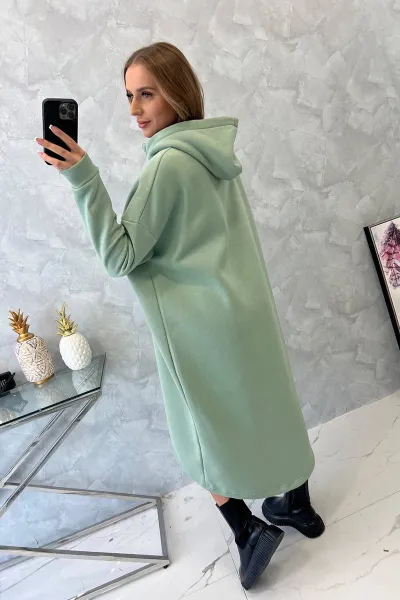 Insulated dress with hood dark mint
