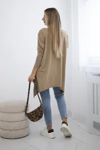 Oversize blouse with rainbow camel print