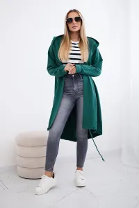 Cardigan with oversize print green