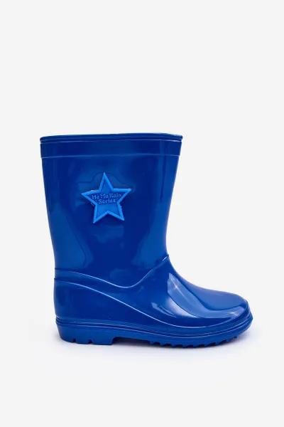 PG3 Detský gumový galoshes modrý Malvi