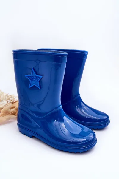 PG3 Detský gumový galoshes modrý Malvi
