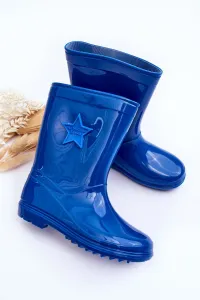 PG3 Detský gumový galoshes modrý Malvi
