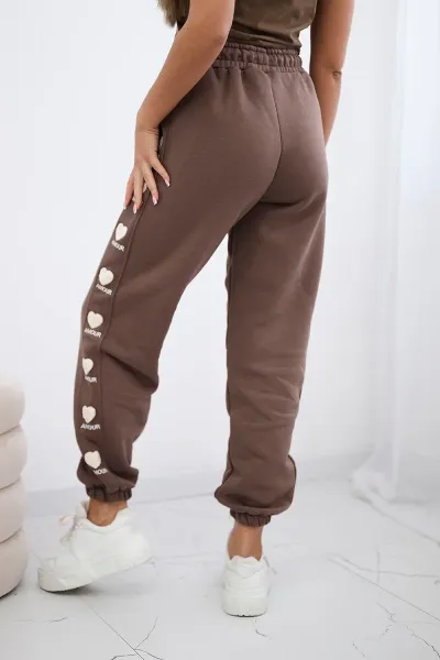 Cotton Amour mocca pants