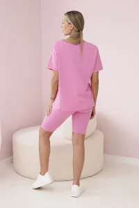 Set of top+leggings light pink