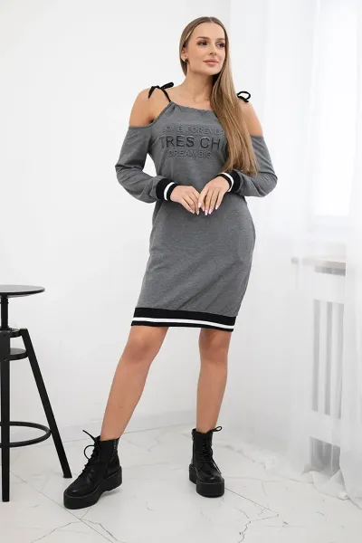 Tres Chic Dress - Graphite