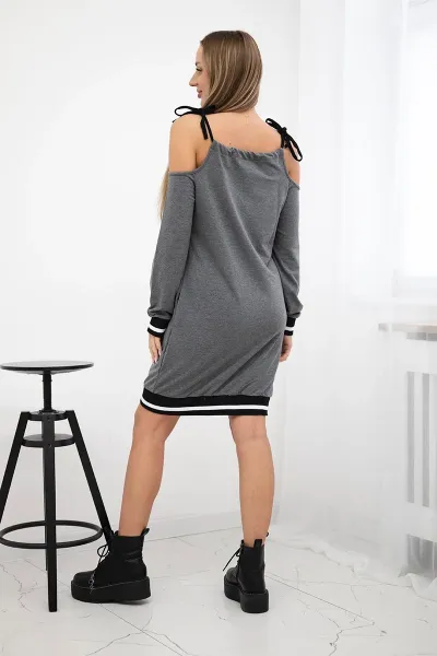 Tres Chic Dress - Graphite