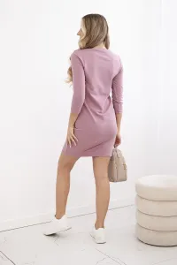 Classic dress navy pink