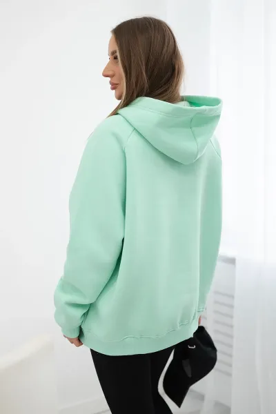 Mint Insulated Cotton Hoodie