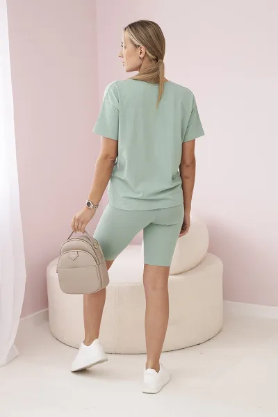 Set top+leggings dark mint