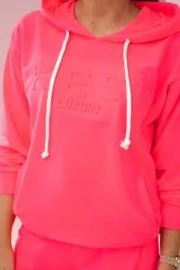 Kesi Luxury Pink Neon Cotton Set