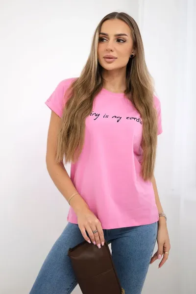 The Shopping blouse is my cardio light pink