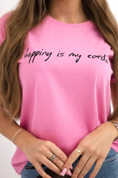 The Shopping blouse is my cardio light pink