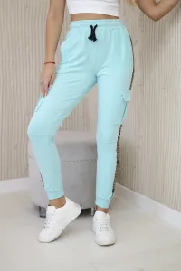 Cargo mint pants