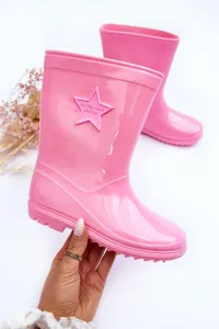 PG3 Detský gumový galoshes Pink Malvi