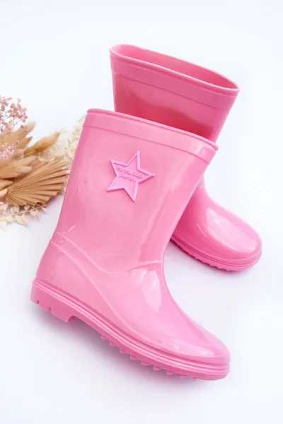 PG3 Detský gumový galoshes Pink Malvi
