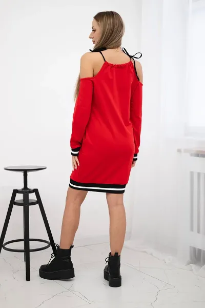 Tres Chic Dress Red