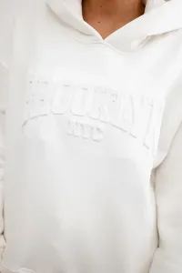 Insulated cotton set, sweatshirt + trousers Brooklyn ecru