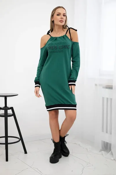 Tres Chic dress green