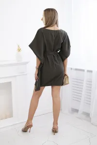 Batwings Oversize Dress Khaki