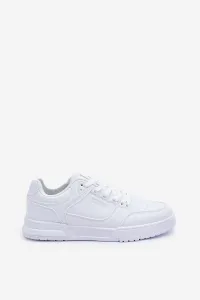 BIG STAR SHOES Pánske Tenisky Z Eko Kože Big Star OO174003 Biele