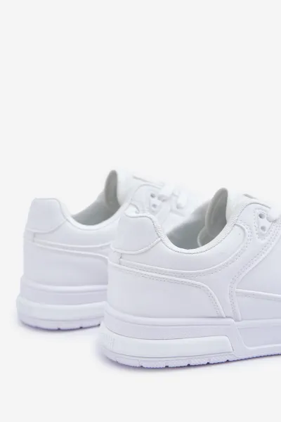 BIG STAR SHOES Pánske Tenisky Z Eko Kože Big Star OO174003 Biele