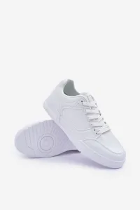 BIG STAR SHOES Pánske Tenisky Z Eko Kože Big Star OO174003 Biele