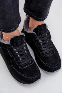 BIG STAR SHOES Dámske Tenisky S Kožušinou A Lesklým Prvkom Big Star