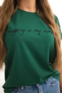 Shopping blouse is my cardio dark green