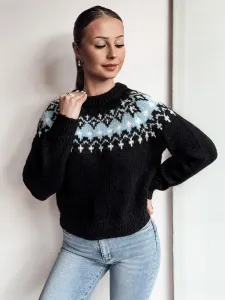 Dámsky sveter SKADOVA čierny
