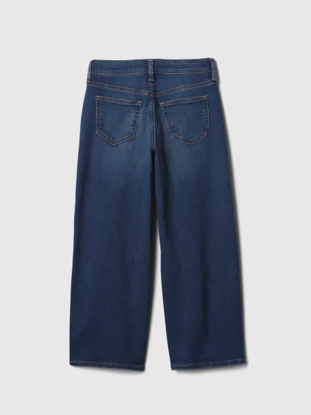 GAP Children's wide jeans wide High Rise - Girls