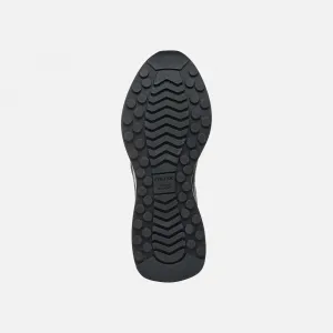 Silver women's sneakers Geox Amabel - Women's