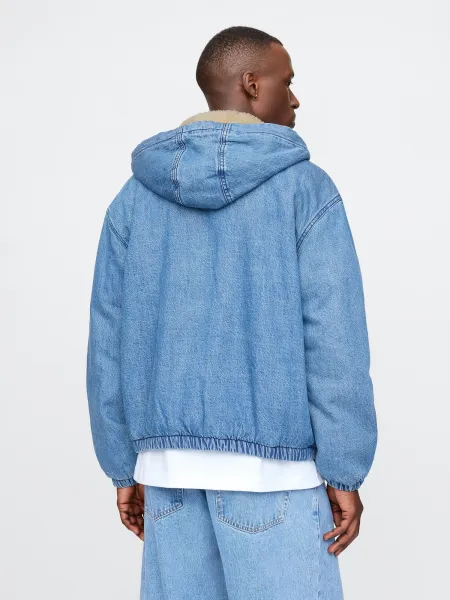 GAP Denim oversize sherpa sweatshirt - Men's