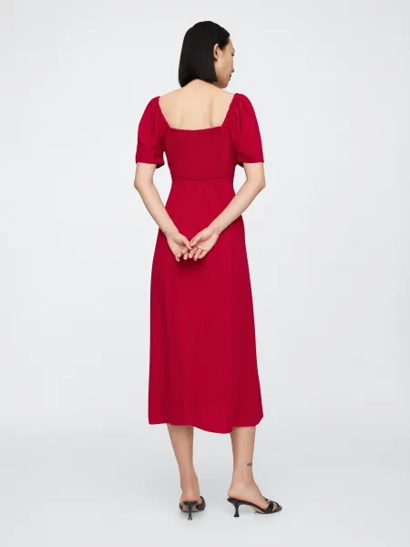 GAP  Dámske Midi šaty s rozparkem 646168-00 Veľkosť: XS