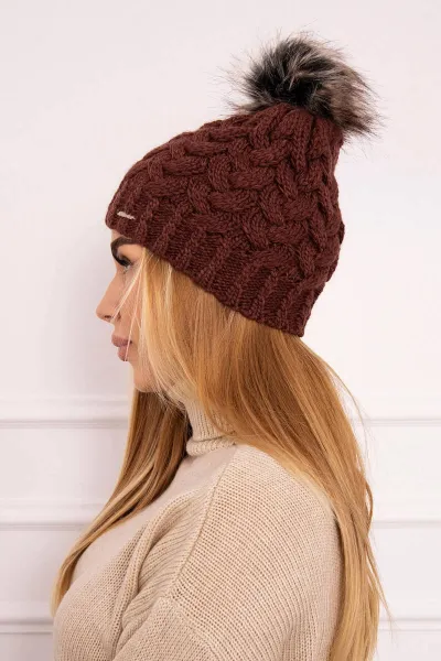 marka niezdefiniowana Čapica s fleece Daria K217 hnedá