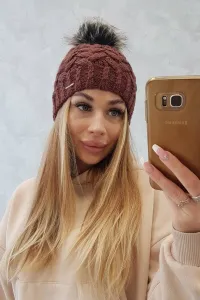 marka niezdefiniowana Čapica s fleece Daria K217 hnedá