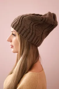 marka niezdefiniowana Čapica s fleece Sylwia K244 mocca