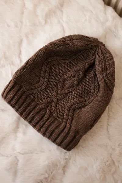 marka niezdefiniowana Čapica s fleece Sylwia K244 mocca