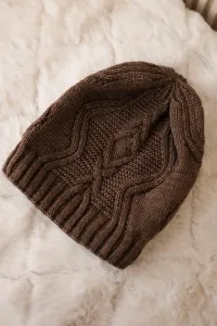 marka niezdefiniowana Čapica s fleece Sylwia K244 mocca