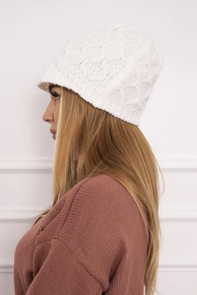 marka niezdefiniowana Čapica с fleece Roma Bis K235 biely