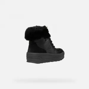 Black women's ankle boots Geox Milleiny Abx - Women's