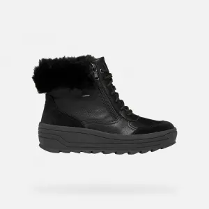 Black women's ankle boots Geox Milleiny Abx - Women's