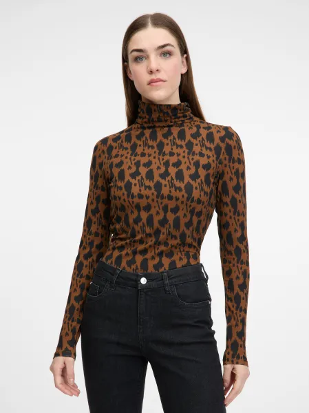 Light Brown Women's Long Sleeve T-Shirt ORSAY - Women's