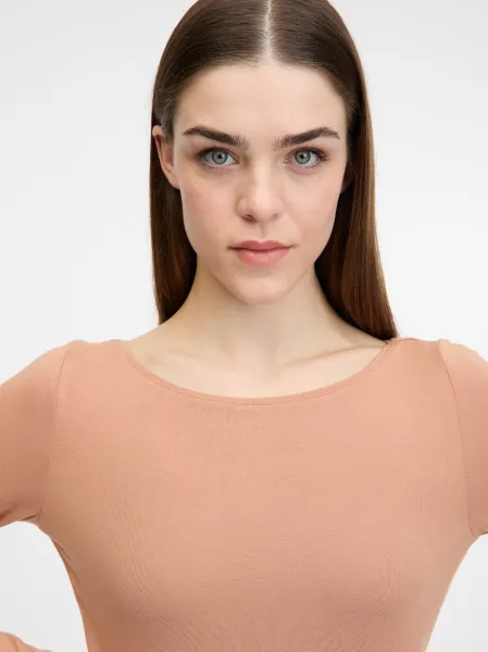 Light Brown Women's Long Sleeve T-Shirt ORSAY - Women's