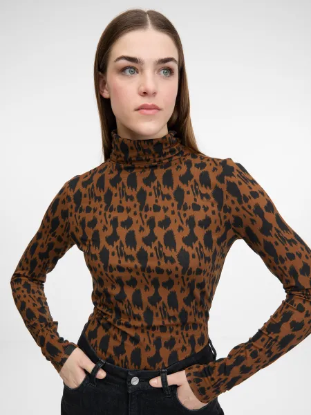 Light Brown Women's Long Sleeve T-Shirt ORSAY - Women's