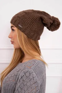 marka niezdefiniowana Čapica s fleece Justyna K253 cappuccino